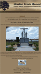 Mobile Screenshot of missioncreekmemorials.com